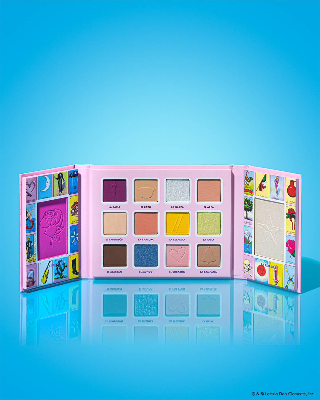 LA LOTERIA- PALETA DE SOMBRAS Y ROSTROS
