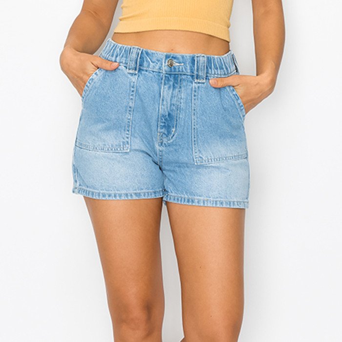 ADRI 90275-RIGID PATCH POCKET SHORTS