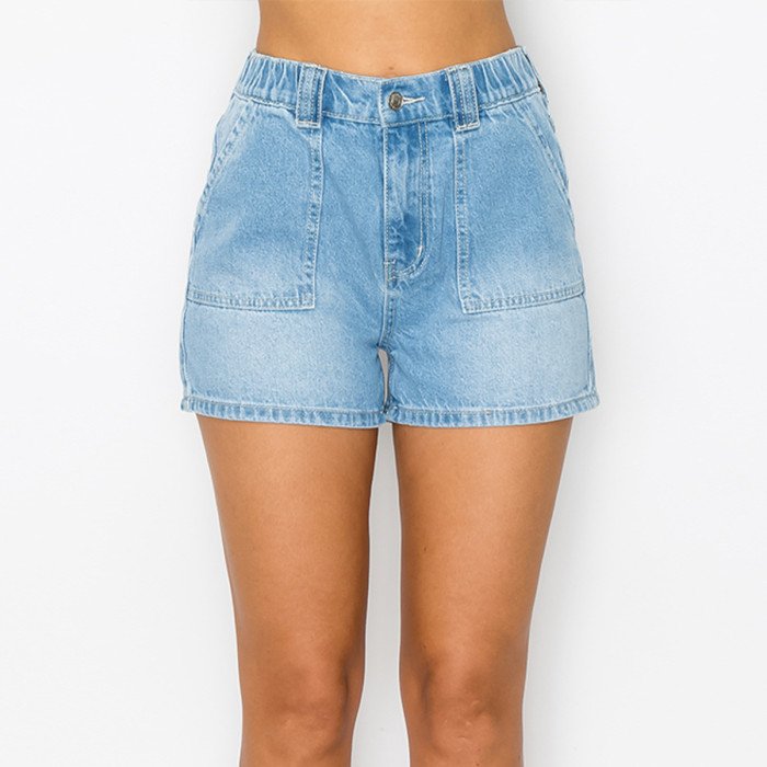 ADRI 90275-RIGID PATCH POCKET SHORTS