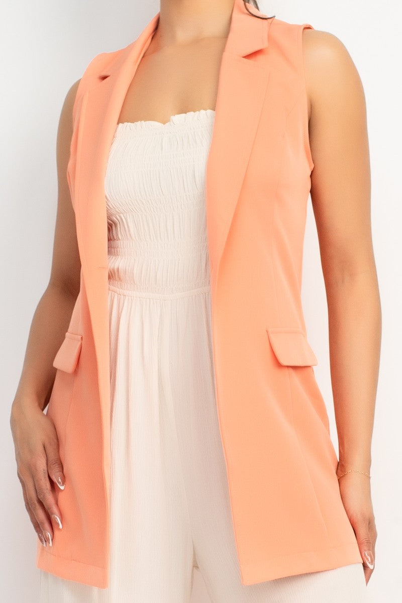 Chaleco Blazer Longline Notch