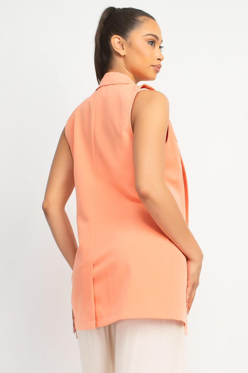 Chaleco Blazer Longline Notch