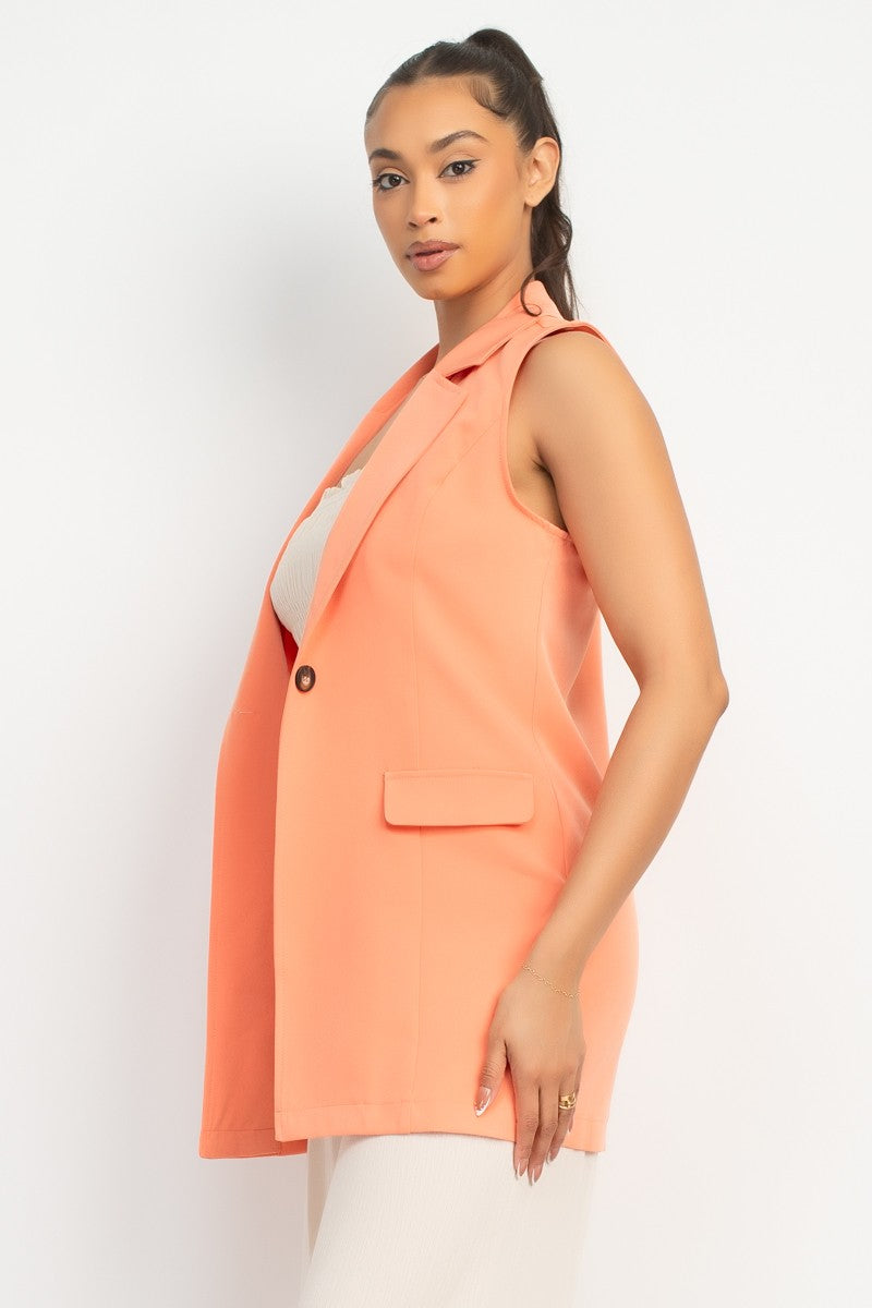 Chaleco Blazer Longline Notch