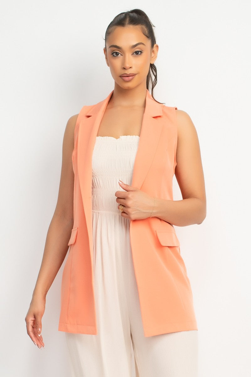 Chaleco Blazer Longline Notch