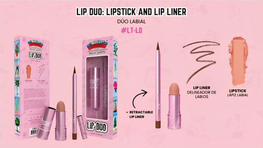 BEAUTY CREATIONS X LA LOTERIA- LIP DUO- 1PC- EDICIÓN LIMITADA