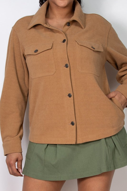 Buttoned pocket jacket