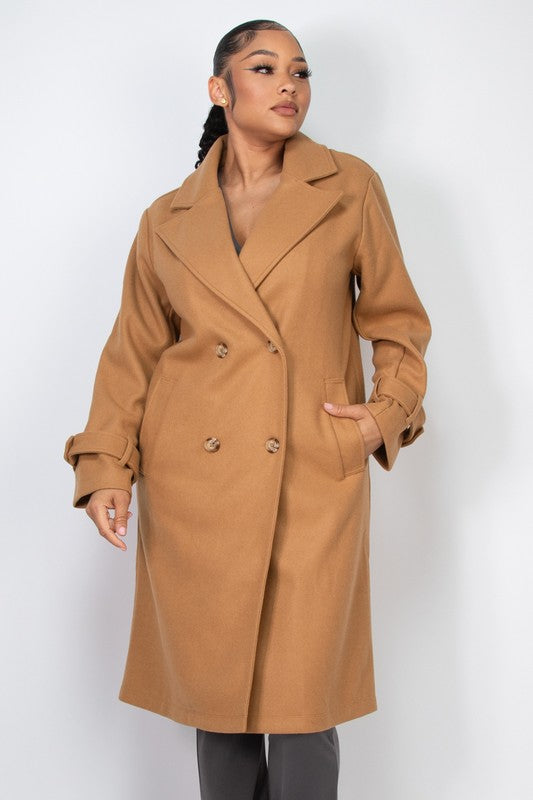 Double breasted coat (Naty)🧥