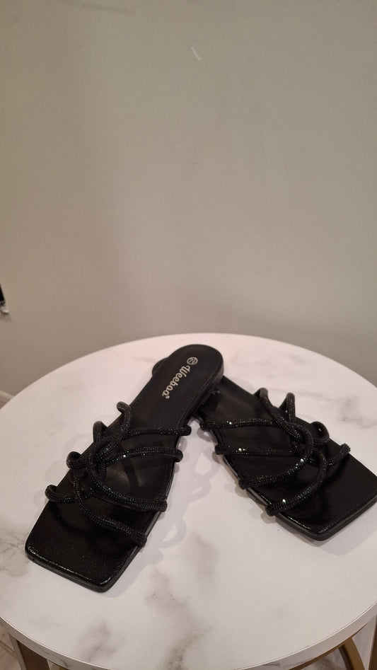 Sandalias Araña Brillos